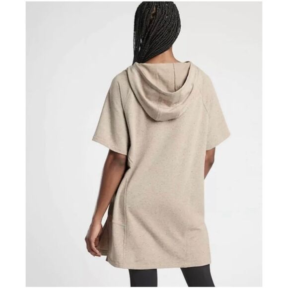 NWOT ATHLETA Cabana Nep Tunic Pool Beach Pullover Hoodie Coverup Size Small - Picture 3 of 4
